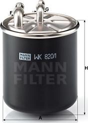 Mann-Filter WK 820/1 - Kraftstofffilter (Nachtexpress)