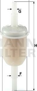 Mann-Filter WK 31/2 (100) - Kraftstofffilter (Nachtexpress)