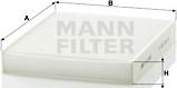 Mann-Filter CU 2559 - Filter, Innenraumluft (Nachtexpress)