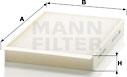 Mann-Filter CU 25 002 - Filter, Innenraumluft (Nachtexpress)