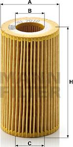 Mann-Filter HU 7010 z - Ölfilter (Nachtexpress)