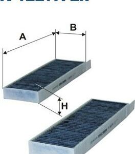 Filtron K1227A-2x - Filter, Innenraumluft (Nachtexpress)