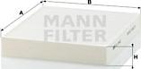Mann-Filter CU 2442 - Filter, Innenraumluft (Nachtexpress)