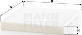 Mann-Filter CU 26 009 - Filter, Innenraumluft (Nachtexpress)