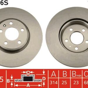TRW DF4866S - Bremsscheibe (Nachtexpress)