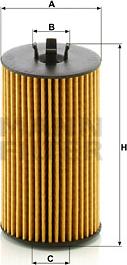 Mann-Filter HU 6019 z - Ölfilter (Nachtexpress)