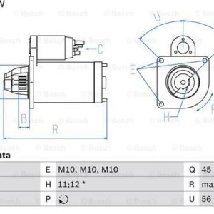 BOSCH 0 986 013 240 - Starter (Nachtexpress)