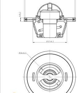 NRF 725156 - Thermostat, Kühlmittel (Nachtexpress)
