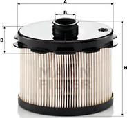 Mann-Filter PU 1021 x - Kraftstofffilter (Nachtexpress)