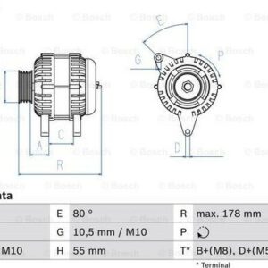 BOSCH 0 986 041 930 - Generator (Nachtexpress)