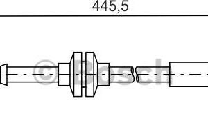 BOSCH 1 987 481 668 - Bremsschlauch (Nachtexpress)