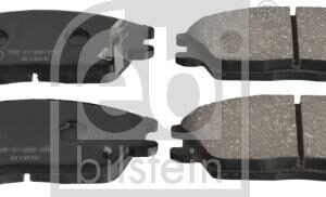 Febi Bilstein 16683 - Bremsbelagsatz, Scheibenbremse (Nachtexpress)
