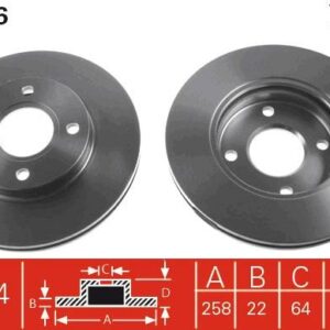 TRW DF4036 - Bremsscheibe (Nachtexpress)