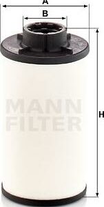 Mann-Filter H 6003 Z - Hydraulikfilter, Automatikgetriebe (Nachtexpress)