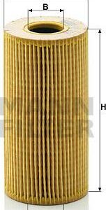 Mann-Filter HU 618 x - Ölfilter (Nachtexpress)
