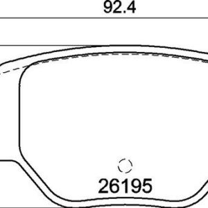 Brembo P 59 100 - Bremsbelagsatz, Scheibenbremse (Nachtexpress)