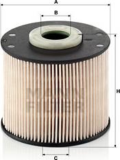 Mann-Filter PU 927 x - Kraftstofffilter (Nachtexpress)