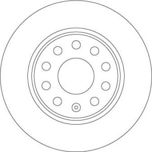 TRW DF6952 - Bremsscheibe (Nachtexpress)