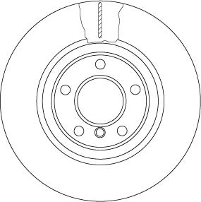 TRW DF6616S - Bremsscheibe (Nachtexpress)
