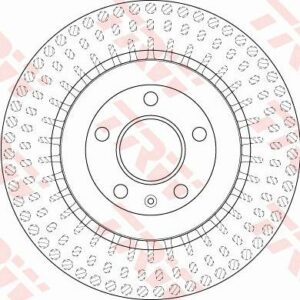 TRW DF6175S - Bremsscheibe (Nachtexpress)
