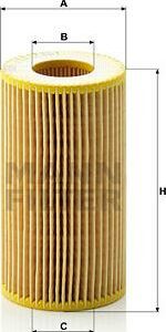 Mann-Filter HU 718/1 k - Ölfilter (Nachtexpress)