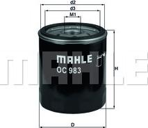 KNECHT OC 983 - Ölfilter (Nachtexpress)