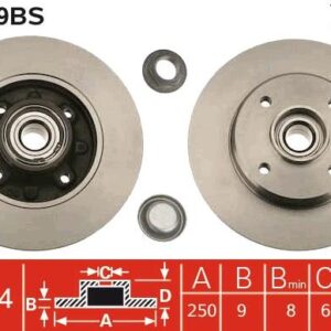 TRW DF2059BS - Bremsscheibe (Nachtexpress)