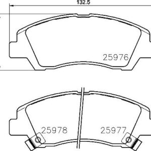 Brembo P 30 076 - Bremsbelagsatz, Scheibenbremse (Nachtexpress)