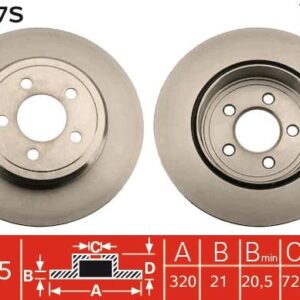 TRW DF4907S - Bremsscheibe (Nachtexpress)