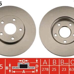 TRW DF4465 - Bremsscheibe (Nachtexpress)