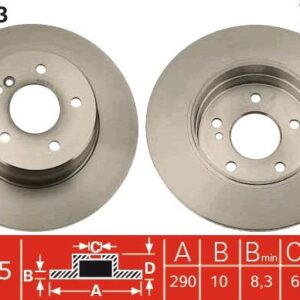 TRW DF2813 - Bremsscheibe (Nachtexpress)