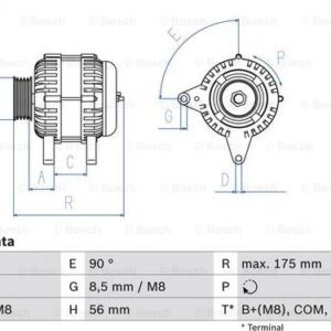 BOSCH 0 986 080 090 - Generator (Nachtexpress)