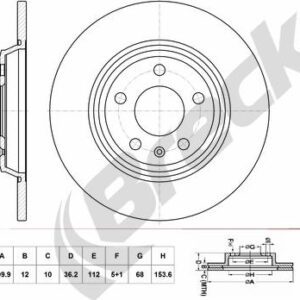 Febi Bilstein 36463 - Bremsscheibe (Nachtexpress)
