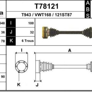 Febi Bilstein 182816 - Antriebswelle (Nachtexpress)