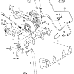 VAG N   908 946 01 - hexagon nut, self-locking (Nachtexpress)