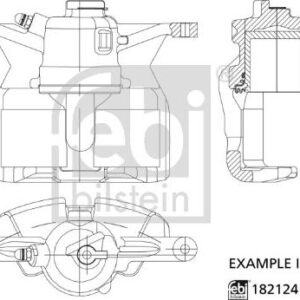 Febi Bilstein 182124 - Bremssattel (Nachtexpress)