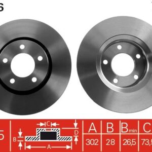 TRW DF4346 - Bremsscheibe (Nachtexpress)
