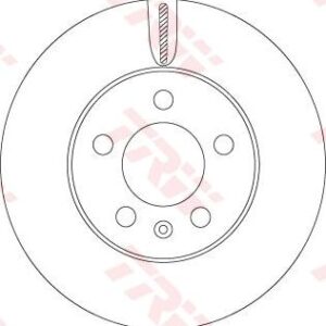 TRW DF6584 - Bremsscheibe (Nachtexpress)