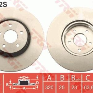 TRW DF6662S - Bremsscheibe (Nachtexpress)