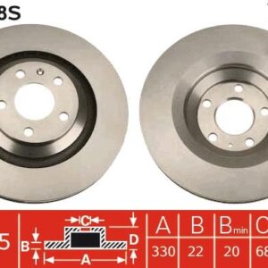 TRW DF4818S - Bremsscheibe (Nachtexpress)
