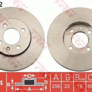 TRW DF6252 - Bremsscheibe (Nachtexpress)
