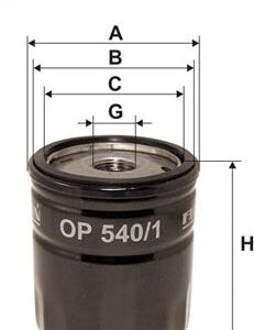 Filtron OP540/1 - Ölfilter (Nachtexpress)