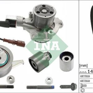 INA 530 0699 30 - Wasserpumpe + Zahnriemensatz (Nachtexpress)