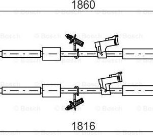 BOSCH 1 987 482 189 - Seilzug, Feststellbremse (Nachtexpress)