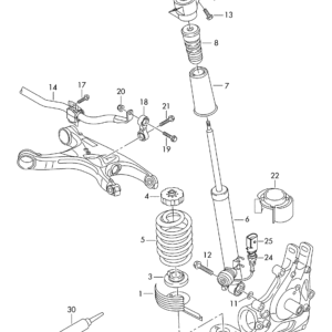 VAG N  10500802 - bolt, hex. hd. with shoulder, self-locking (Nachtexpress)