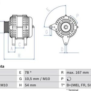 BOSCH 0 986 049 071 - Generator (Nachtexpress)