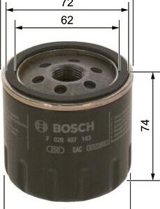 BOSCH F 026 407 143 - Ölfilter (Nachtexpress)
