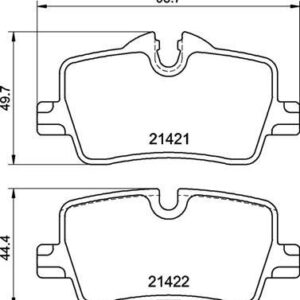 Brembo P 06 113 - Bremsbelagsatz, Scheibenbremse (Nachtexpress)