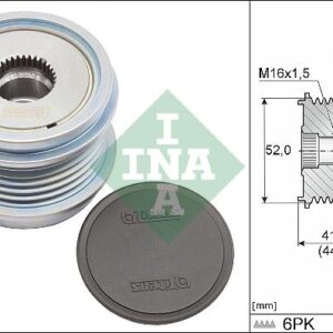 INA 535 0343 10 - Riemenscheibe, Generator (Nachtexpress)