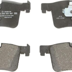 BOSCH 0 986 494 487 - Bremsbelagsatz, Scheibenbremse (Nachtexpress)